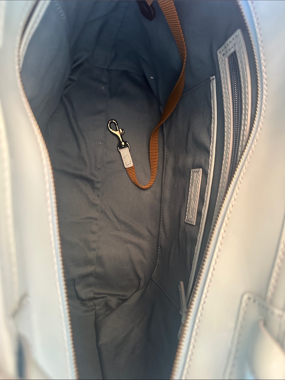Dooney & Bourke NWT Beacon Patent leather tote, with Dusty registration card - Picture 8 of 15